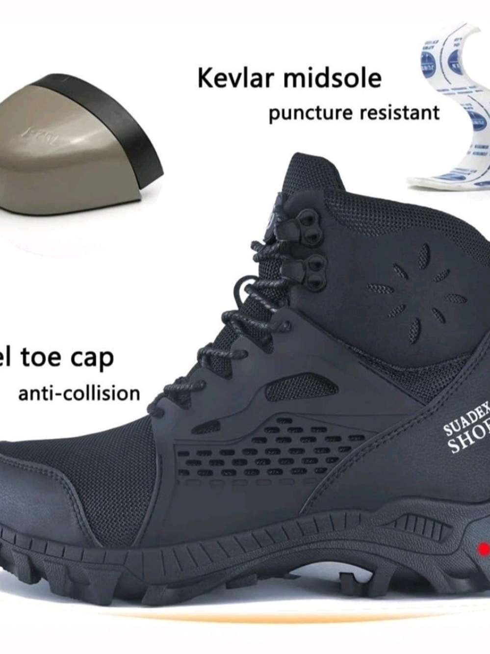 Suadex Steel Toe Work Boots #71 - Picture 3 of 11
